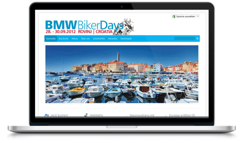 www.bmw-bikerdays.info Screenshot www.bmw-bikerdays.info