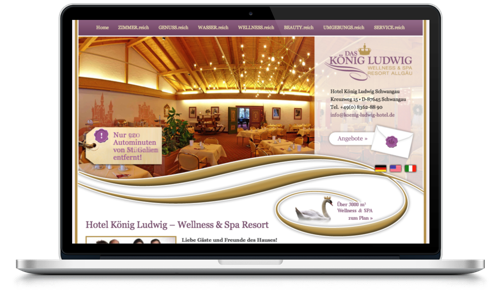Screenshot www.koenig-ludwig-hotel.de